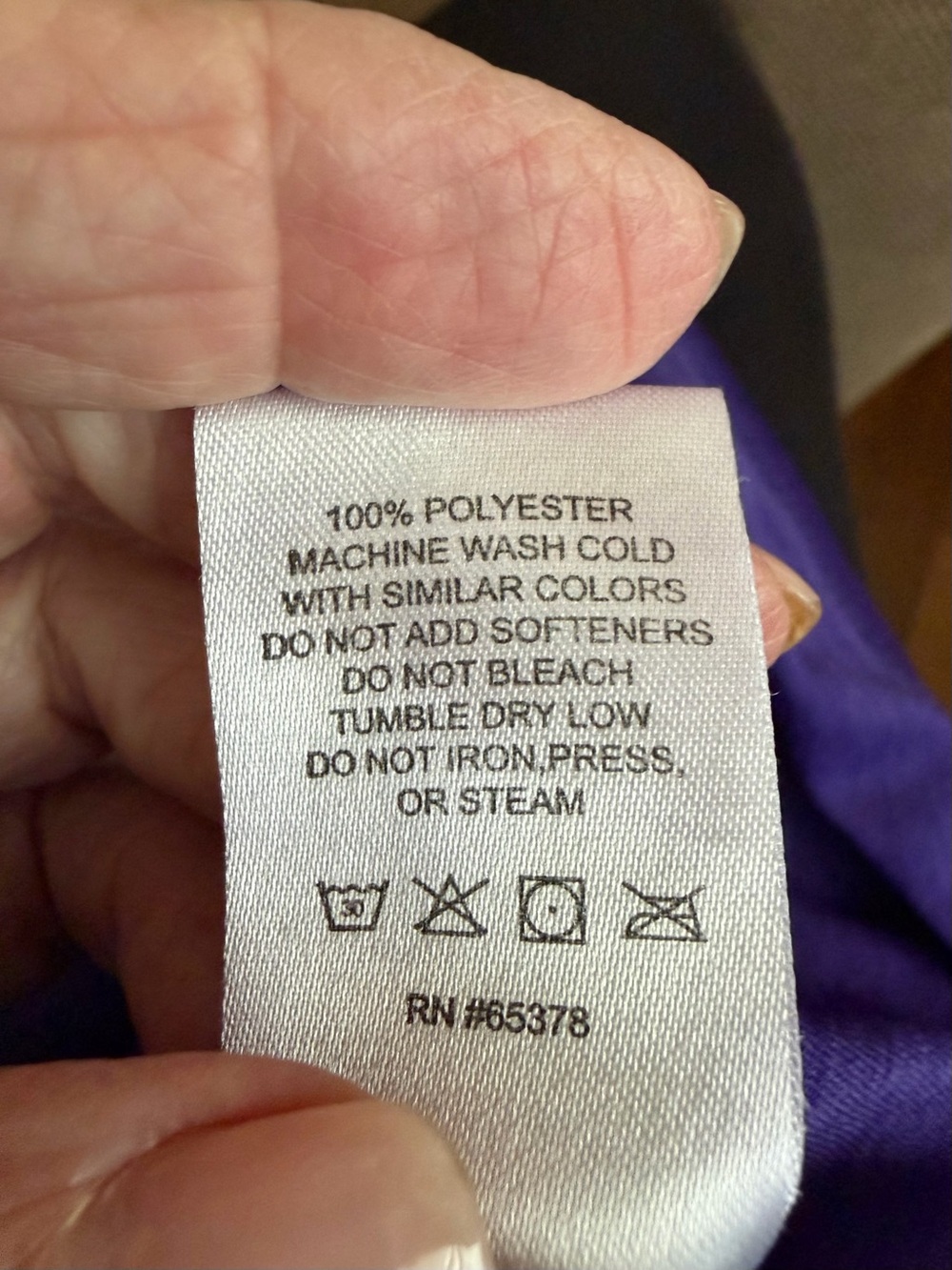 Love My Life Pickleball Purple V-Neck Tee - Picture 5 of 5